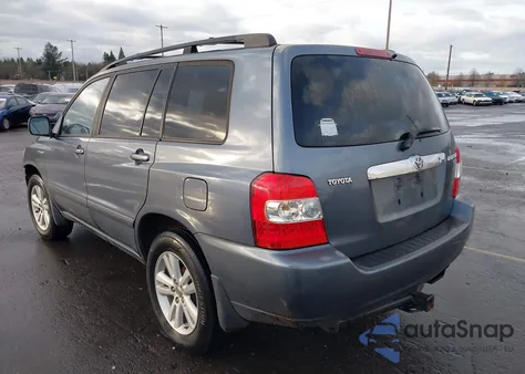 2006 Toyota Highlander Hybrid V6 z USA, uszkodzony, nr VIN JTEDW21A160014528